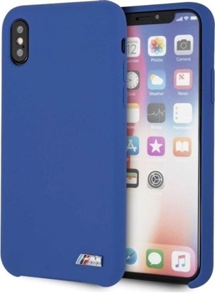 Attēls no BMW Etui hardcase BMW BMHCPXMSILNA iPhone X /Xs niebieski/navy Silicone M Collection