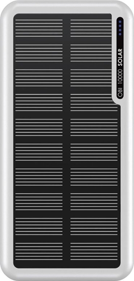 Picture of Boompods Obi 10,000mAh Solar Powerbank - White
