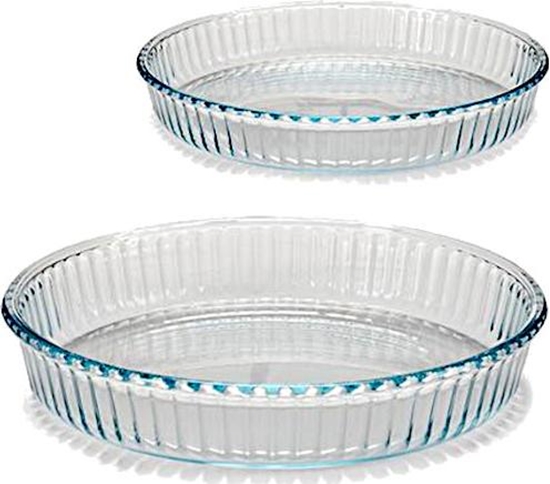 Picture of Borcam naczynie do piekarnika Borcam 26-32 cm szko przezroczyste 2 szt