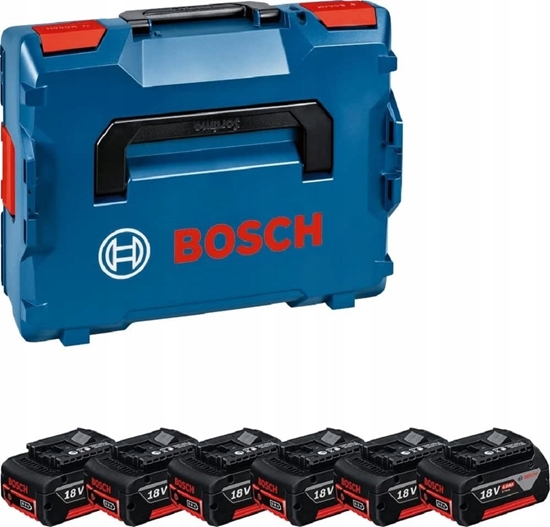Picture of Bosch Bosch 6 X GBA 18V 4.0AH PROFESSIONAL, battery (blue/black)