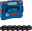 Изображение Bosch Bosch 6 X GBA 18V 4.0AH PROFESSIONAL, battery (blue/black)