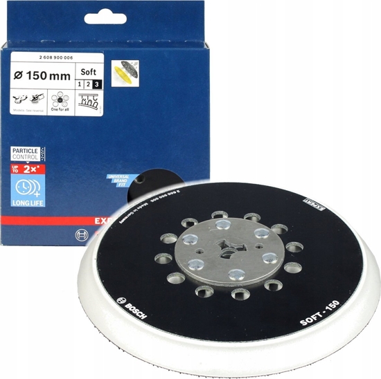 Picture of Bosch EXPERT Multihole Backing Pad 150mm, soft, M8+5/16