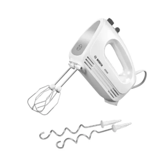 Picture of Bosch MFQ24200 mixer Hand mixer 400 W Silver, White