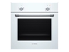 Picture of Bosch Oven | HBF010BV1S | 66 L | Electric | Manual | Control knob | Height 59.5 cm | Width 59.4 cm | White