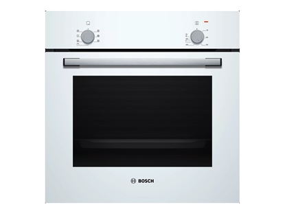 Изображение Bosch Oven | HBF010BV1S | 66 L | Electric | Manual | Control knob | Height 59.5 cm | Width 59.4 cm | White