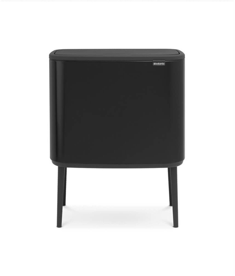 Picture of Brabantia Bo Touch Bin black matt, 3 x 11 L
