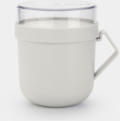 Picture of BRABANTIA Make & Take soup can 0.6L light gray 203848