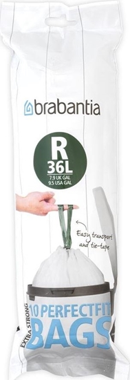 Изображение Brabantia PerfectFit Bin Liner Type R, 36 L, 10 Bags