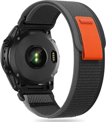 Attēls no Braders Nylon Garmin Fenix 5 / 6 / 6 Pro / 7 Czarny / Pomaraczowy