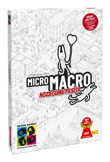Изображение Brain Games MicroMacro: Crime City Board Game