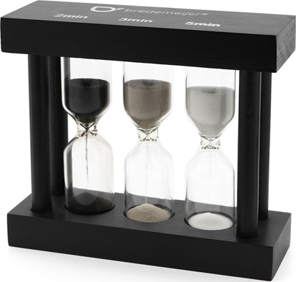 Attēls no Bredemeijer Tea Timer 3fold black 2/3/5 Minutes 195005