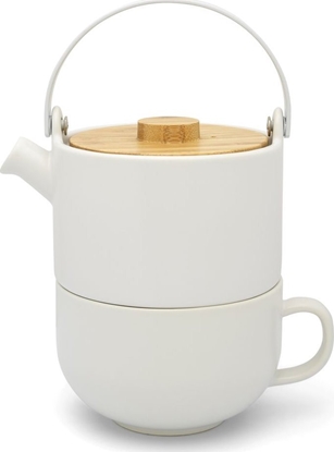 Изображение Bredemeijer Tea-for-one Umea white with Bamboo lid  142007