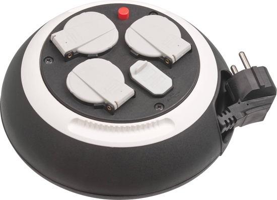 Picture of Brennenstuhl Comfort Line CL-S black/white  H05VV-F3G1.5