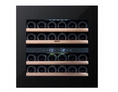 Picture of BRGSW24 Winiarka czarna do zabudowy 24 butelki - 3 LATA GWARANCJI - TRANSPORT Z WNIESIENIEM DO DOMU GRATIS