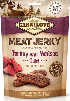 Picture of Brit Carnilove Dog Jerky Turkey & Venison Fillet - indyk i filet z dziczyzny 100g