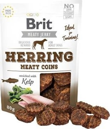 Picture of Brit MEATY JERKY Herring Meaty Coins TALARKI LED 80g