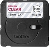 Picture of Brother BTAG-132 marķēšanas lenta Sarkans uz caurspīdīga