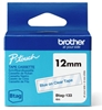 Picture of Brother BTAG-133 marķēšanas lenta Zils uz caurspīdīga