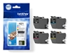 Picture of Brother LC421VALDR ink cartridge 4 pc(s) Original Black, Cyan, Magenta, Yellow