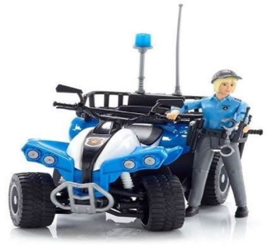 Picture of Bruder Bruder bworld Police Quad-Bike with Policeman and Accessories