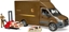 Attēls no Bruder bruder MB Sprinter UPS with driver and accessories, model vehicle (brown)