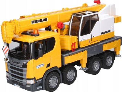 Изображение Bruder Pojazd Scania Super 560R Ciarówka z dwigiem