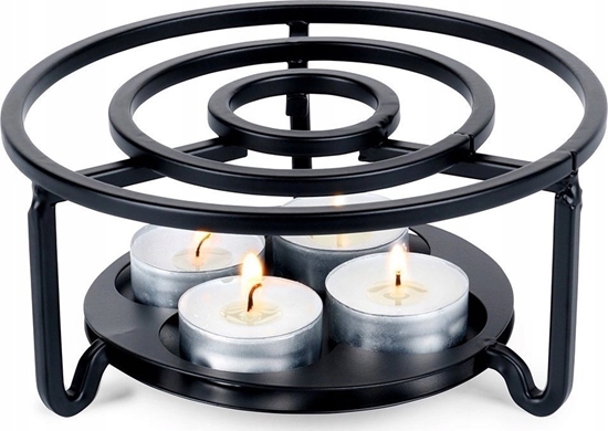 Picture of Brunbeste Podgrzewacz pod Dzbanek do Herbaty Kawy Metalowy Czarny BRUNBESTE 16,5 cm