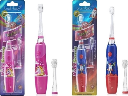 Attēls no BRUSH BABY_Kidz Sonic szczoteczka soniczna dla dzieci w wieku 3l+ Rocket