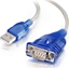 Attēls no C2G 0.45m USB to DB9 Serial Adapter Cable