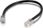 Picture of C2G C2G 1m Cat5e Non-Booted Unshielded (UTP) Network Patch Cable - Black, 1 m, Cat5e, U/UTP (UTP), RJ-45, RJ-45