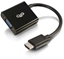 Picture of C2G HDMI to VGA Adapter - HDMI to VGA Converter - M/F - Videokonverter - HDMI - VGA - Schwarz