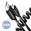 Picture of CABLE USB-C TO USB2.0 0.6M/TWISTER BLK BUCM-AM10TB AXAGON