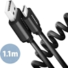 Picture of CABLE USB-C TO USB2.0 1.1M/TWISTER BLK BUCM-AM20TB AXAGON