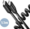 Picture of CABLE USB-C TO USB-C 1.1M 60W/TWISTER BLK BUCM-CM20TB AXAGON