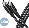 Picture of CABLE USB-C TO USB-C 1.5M 60W/HQ BLACK BUCM-CM15AB AXAGON
