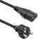 Attēls no Cable; CEE 7/7 (E/F) plug,IEC C13 female; 1.8m; black; 16A; 250V