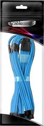 Picture of CableMod CableMod C-Series PRO ModMesh 12VHPWR to 3x PCI-e Kabel for Corsair - 60cm, light blue