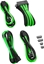 Attēls no CableMod CableMod PRO ModMesh 12VHPWR Cable Extension Kit - black/light green