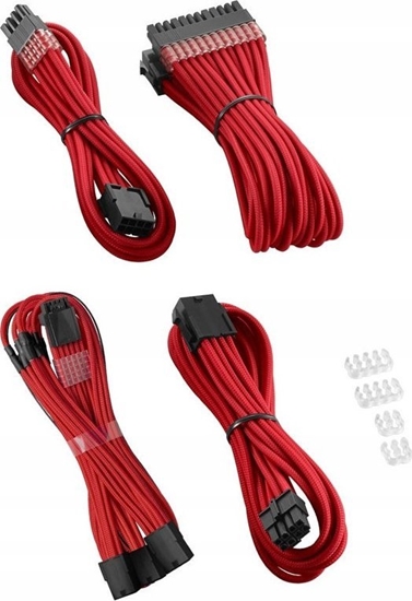 Picture of CableMod CableMod PRO ModMesh 12VHPWR Cable Extension Kit - red