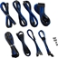 Attēls no CableMod CableMod RT-Series PRO ModMesh 12VHPWR Dual Cable Kit for ASUS/Seasonic - black/blue