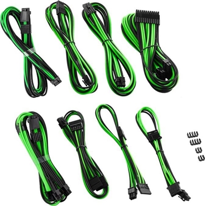 Изображение CableMod CableMod RT-Series PRO ModMesh 12VHPWR Dual Cable Kit for ASUS/Seasonic - black/light green