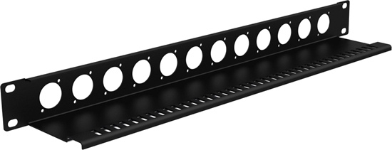 Picture of Caymon CAYMON BP112T Panel maskujcy do szaf rack 19 z pók odciajc, 12x D, 1 HE