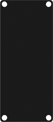 Picture of Caymon CAYMON CASY101/B CASY 1 space closed blind plate Black version