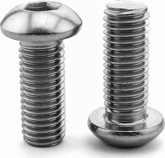 Picture of Caymon CAYMON KS500 ruba M5 x 16mm DIN7985, fosforanowana, czarna + podkadka nylonowe, 100 szt.