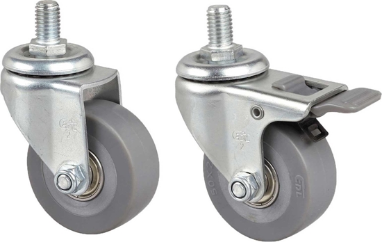 Picture of Caymon CAYMON PR210WS Zestaw kóek do szaf rack PR2xx