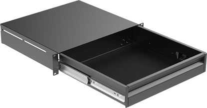 Picture of Caymon CAYMON RD220/B Szuflada do szaf rack 19" 2U, wersja czarna