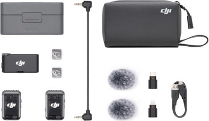 Picture of DJI Mic 2 Wireless Lavalier Microphone Dual Set 2 TX / 1 RX