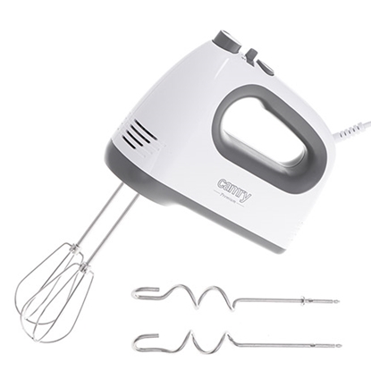 Изображение Camry | Hand mixer | CR 4220w | Hand Mixer | 300 W | Number of speeds 5 | Turbo mode | White