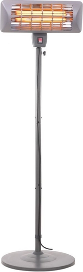 Изображение Camry | Standing Heater | CR 7737 | Patio heater | 2000 W | Number of power levels 2 | Suitable for rooms up to 14 m² | Grey | IP24