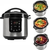 Picture of Camry Pressure cooker CR 6409 1500 W, Alluminium pot, 6 L, Number of programs 8, Stainless steel/Black
